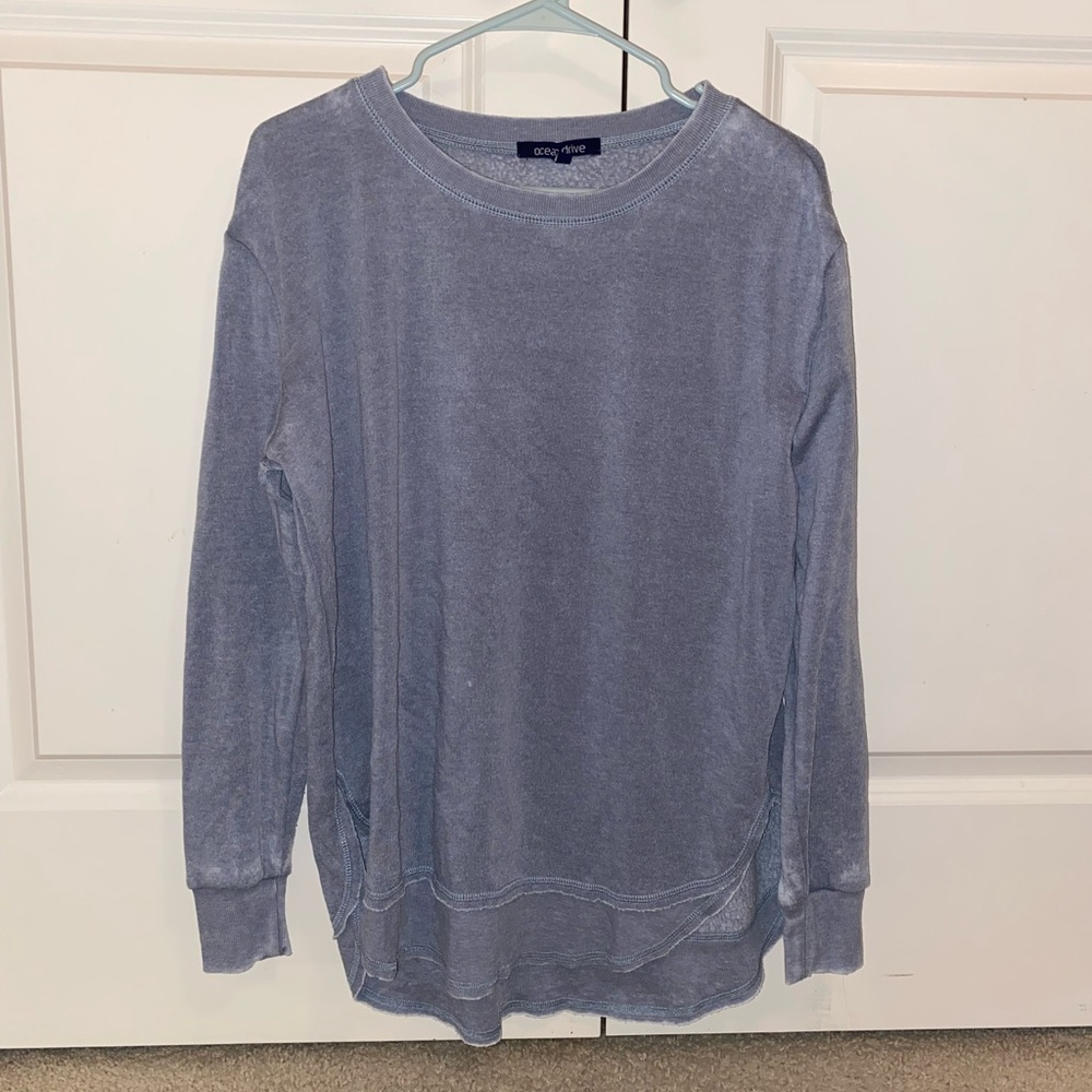 Blueish Gray Ocean Drive Sweatshirt